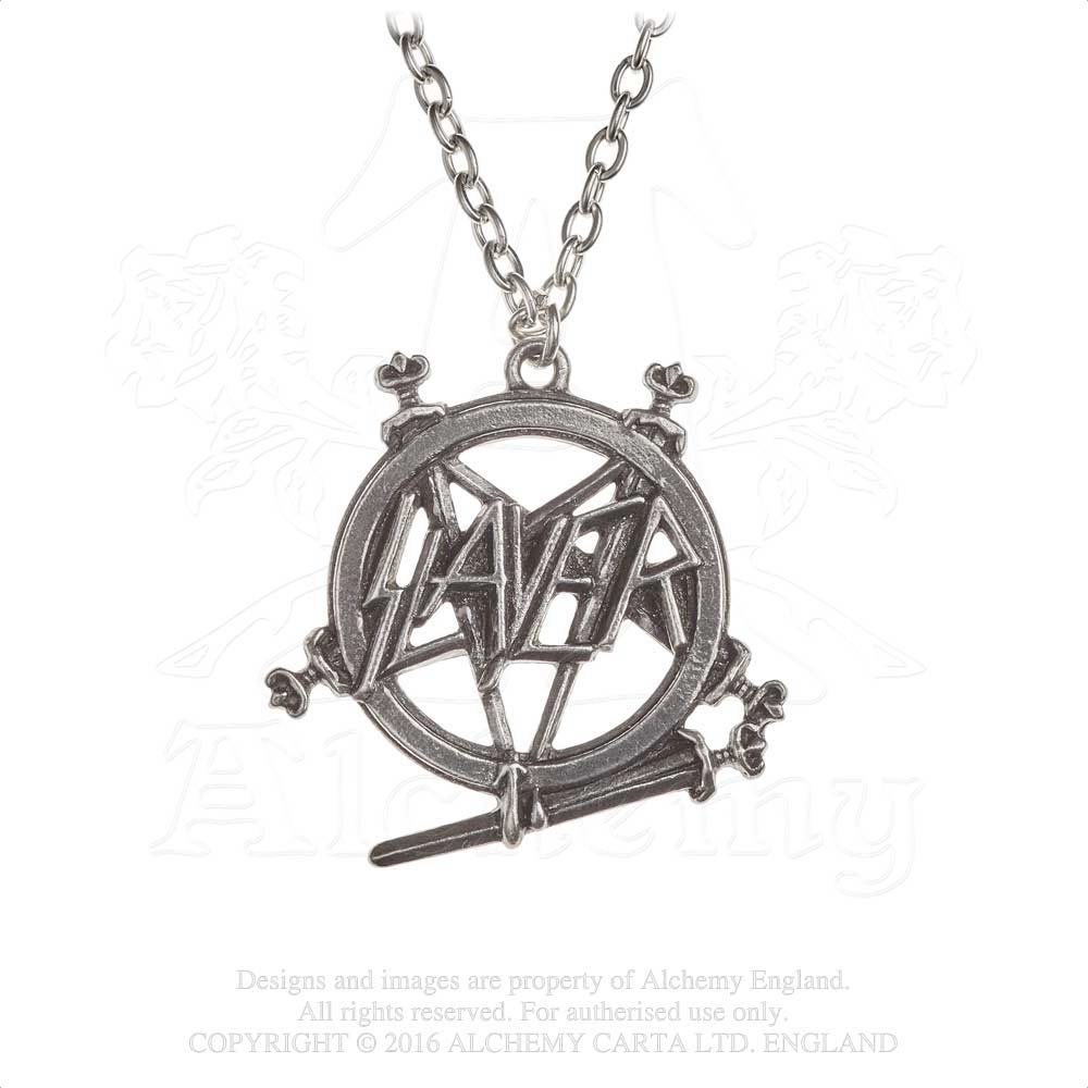 Alchemy Slayer - Pentagram Logo Collier - Couleur argent